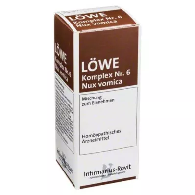 Lion Complex Nr.6 Nux Vomica lašai, 100 ml