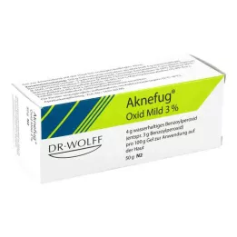 AKNEFUG švelnaus oksido 3 % gelis, 50 g