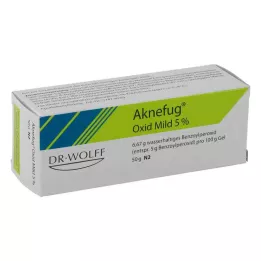 AKNEFUG lengvasis oksidas, 5 % gelis, 50 g