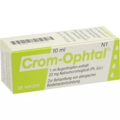 CROM-OPHTAL Akių lašai, 10 ml