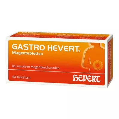 GASTRO-HEVERT Skrandžio tabletės, 40 vnt GASTRO-HEVERT Skrandžio tabletės, 40 vnt