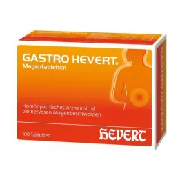 GASTRO-HEVERT Skrandžio tabletės, 100 vnt