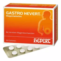 GASTRO-HEVERT Skrandžio tabletės, 100 vnt