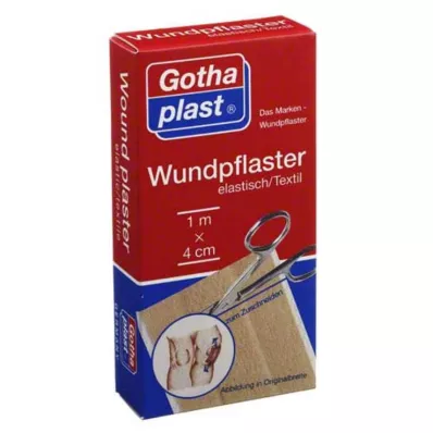 GOTHAPLAST Elastinis gipsas žaizdoms 4 cmx1 m pjūvis, 1 vnt GOTHAPLAST Elastinis gipsas žaizdoms 4 cmx1 m pjūvis, 1 vnt