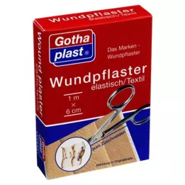 GOTHAPLAST Elastinis gipsas žaizdoms 6 cmx1 m, supjaustytas, 1 vnt