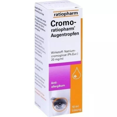 CROMO-RATIOPHARM Akių lašai, 10 ml