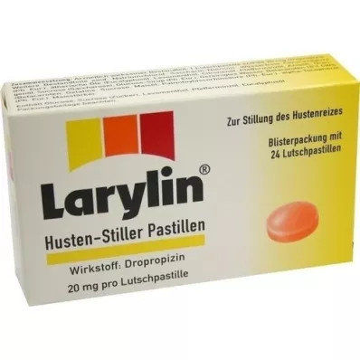 LARYLIN Pastilės nuo kosulio, 24 vnt