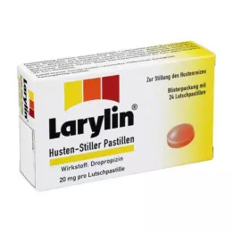 LARYLIN Pastilės nuo kosulio, 24 vnt