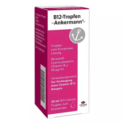 B12 ANKERMANN lašai, 30 ml
