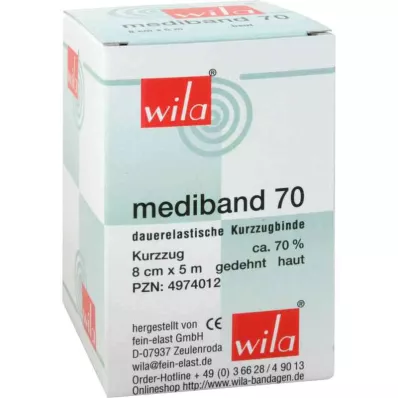 MEDIBAND 70 Trumpas tempiamasis tvarstis 8 cmx5 m odos spalvos, 1 vnt MEDIBAND 70 Trumpas tempiamasis tvarstis 8 cmx5 m odos spalvos, 1 vnt