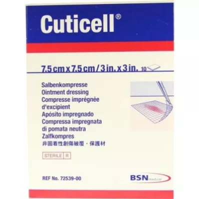 CUTICELL Tepalo kompresai 7,5x7,5 cm, 10 vnt CUTICELL Tepalo kompresai 7,5x7,5 cm, 10 vnt