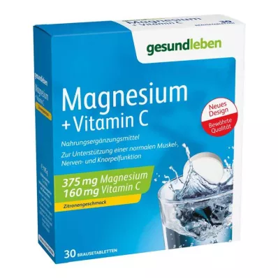 GESUND LEBEN Magnio ir vitamino C putojančios tabletės, 3X10 vnt