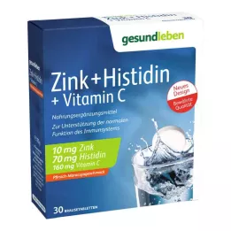 GESUND LEBEN Cinkas+Histidinas+Vit.C putojančios tabletės, 3X10 vnt