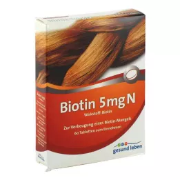 GESUND LEBEN Biotinas 5 mg N tabletės, 60 kapsulių