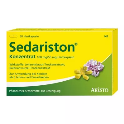 SEDARISTON Koncentrato kietosios kapsulės, 30 vnt