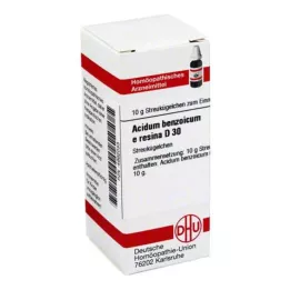 ACIDUM BENZOICUM E Resina D 30 rutuliukų, 10 g