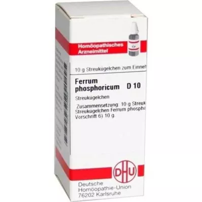 DHU Ferrum phosphoricum C 10 rutuliukai, 10 g DHU Ferrum phosphoricum C 10 rutuliukai, 10 g