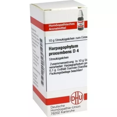 HARPAGOPHYTUM PROCUMBENS D 4 rutuliukai, 10 g