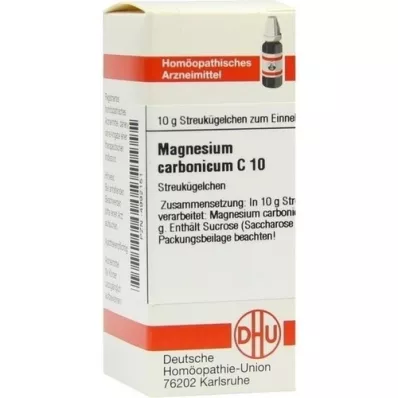 MAGNESIUM CARBONICUM C 10 rutuliukų, 10 g