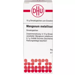 MANGANUM METALLICUM D 10 rutuliukų, 10 g