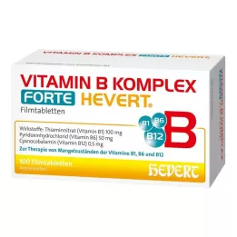 VITAMIN B KOMPLEX forte Hevert tabletės, 100 vnt