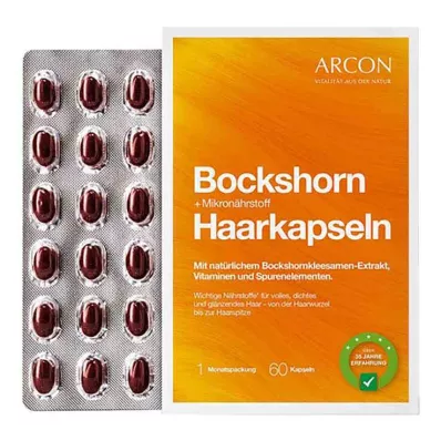 BOCKSHORN+Mikroelementų kapsulės plaukams Tisane plus, 60 vnt