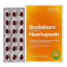 BOCKSHORN+Mikroelementų kapsulės plaukams Tisane plus, 180 vnt
