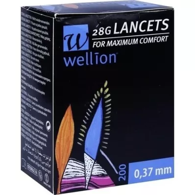 WELLION Lancetai 28 G, 200 vnt