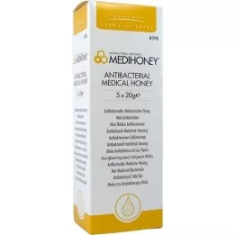 MEDIHONEY Antibakterinis vaistinis medus, 5X20 g
