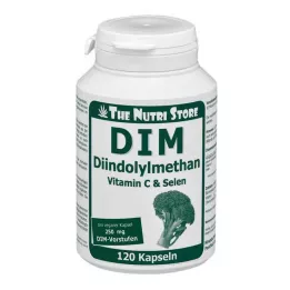 DIM Diindolilmetanas 250 mg vegetariškos kapsulės, 120 vnt