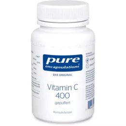PURE ENCAPSULATIONS Vitaminas C 400 buferinių kapsulių, 90 vnt