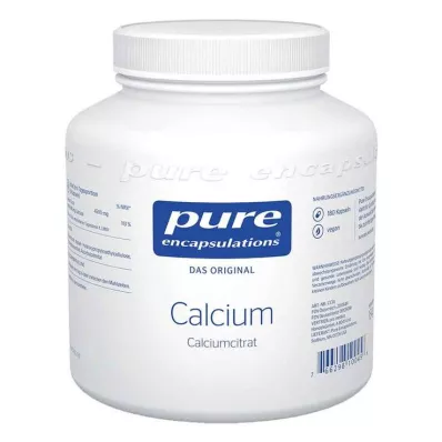 PURE ENCAPSULATIONS Kalcio kalcio citrato kapsulės, 180 kapsulių