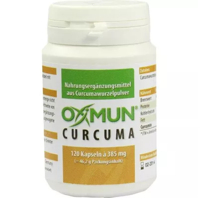 OXIMUN Curcuma kapsulės, 120 kapsulių