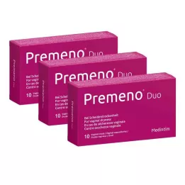 PREMENO Duo Vaginalovula, 3X10 vnt