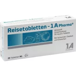 REISETABLETTEN-1A Pharma, 20 vnt