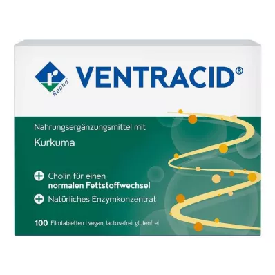 VENTRACID Tabletės, 100 vnt VENTRACID Tabletės, 100 vnt