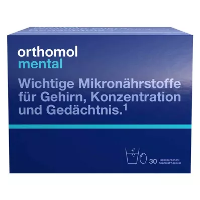 ORTHOMOL psichikos granulės / kapsulės 30 dienų kartu, 30 vnt ORTHOMOL psichikos granulės / kapsulės 30 dienų kartu, 30 vnt
