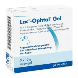 LAC OPHTAL Gelis, 3X10 g