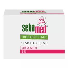 SEBAMED Sausos odos 5 % karbamido ūminis veido kremas, 50 ml