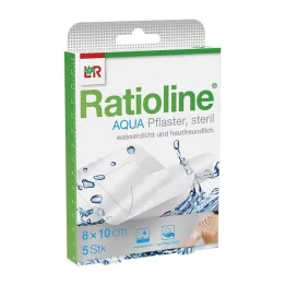 RATIOLINE aqua Dušo gipsas Plus 8x10 cm sterilus, 5 vnt