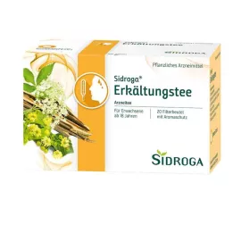 SIDROGA Šaltos arbatos filtravimo maišeliai, 20X2,0 g