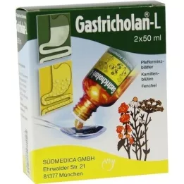 GASTRICHOLAN-L Geriamasis skystis, 2X50 ml