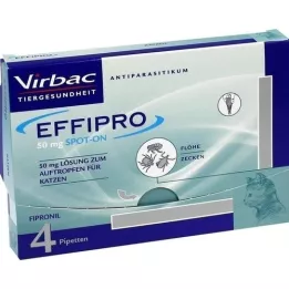 EFFIPRO 50 mg injekcinis tirpalas katėms, 4 vnt