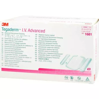 Tegaderm 3M i.v.Pažangus tinkas .7x8cm 1681, 100 vnt Tegaderm 3M i.v.Pažangus tinkas .7x8cm 1681, 100 vnt