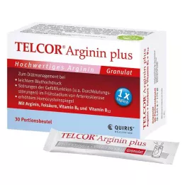 TELCOR Argininas plius Btl. granulės, 30 vnt
