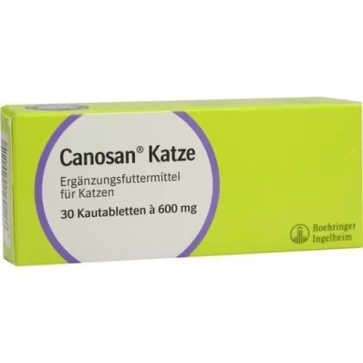 CANOSAN Kramtomosios tabletės katėms, 30 vnt