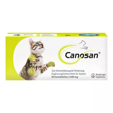 CANOSAN Kramtomosios tabletės katėms, 30 vnt