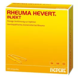 RHEUMA HEVERT injekcinės ampulės, 100X2 ml