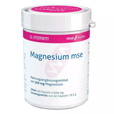 MAGNESIUM MSE Kapsulės, 60 vnt