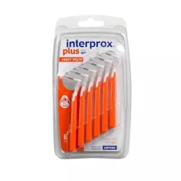 INTERPROX plius super mikro oranžiniai tarpdančių diskai, 6 vnt